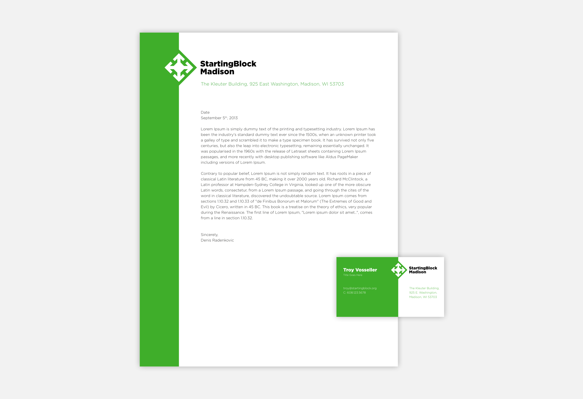 StartingBlock Madison Identity Design