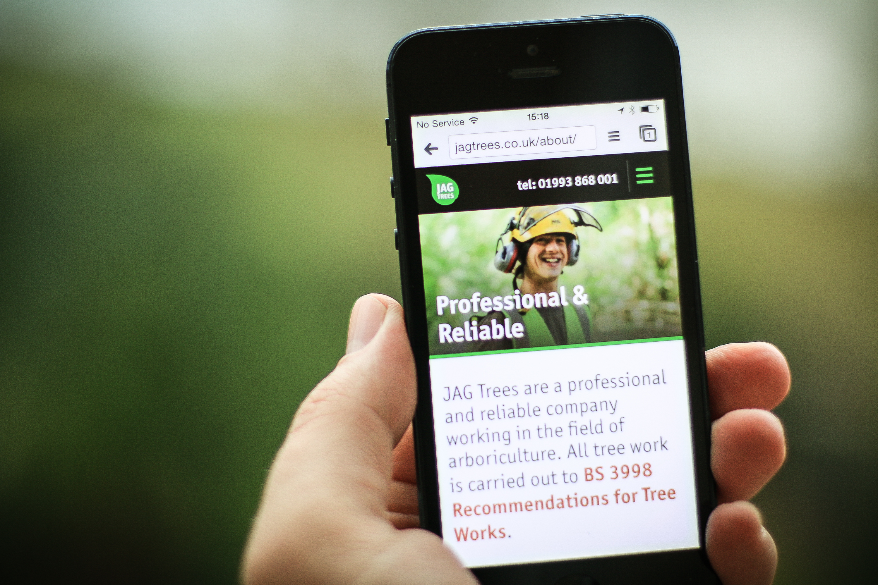 JAG Trees Responsive Design