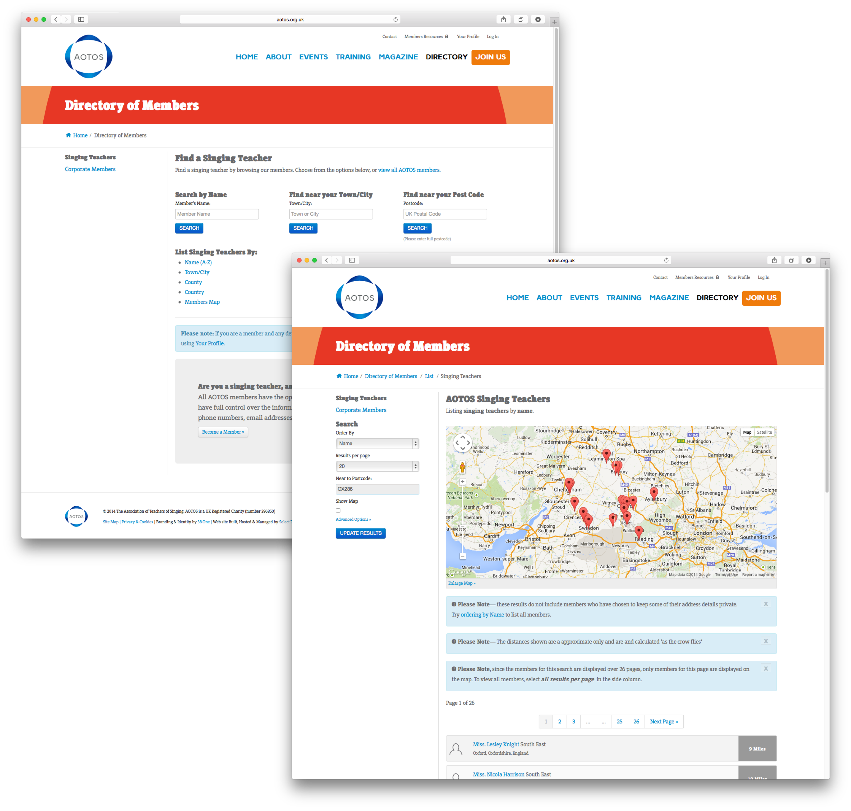 AOTOS Website