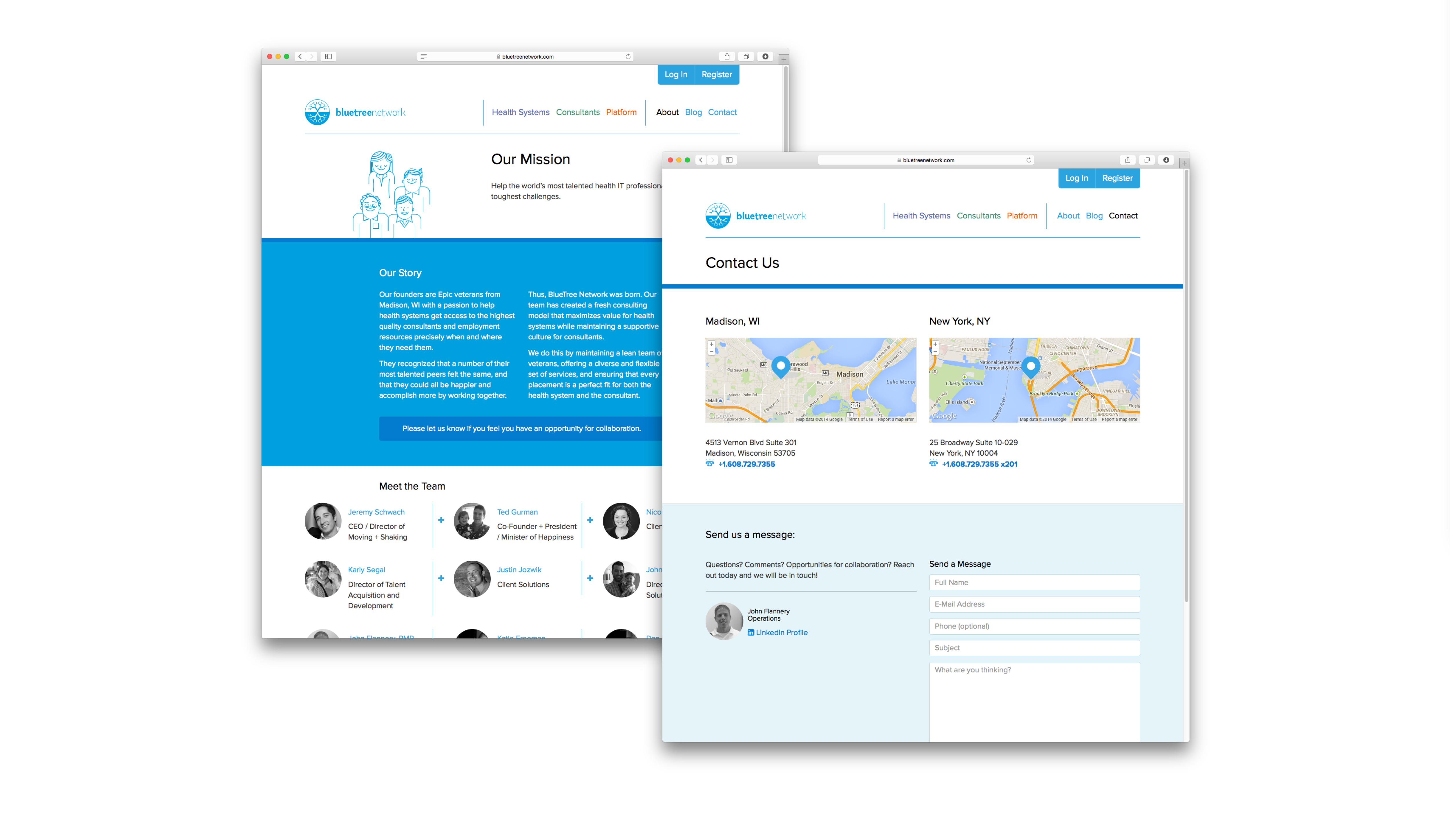 BlueTree Network Website