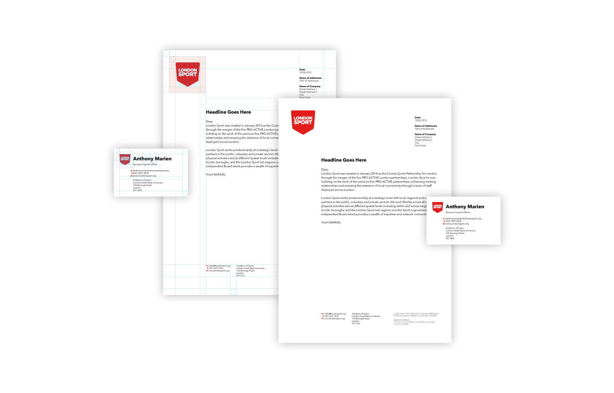 London Sport identity design